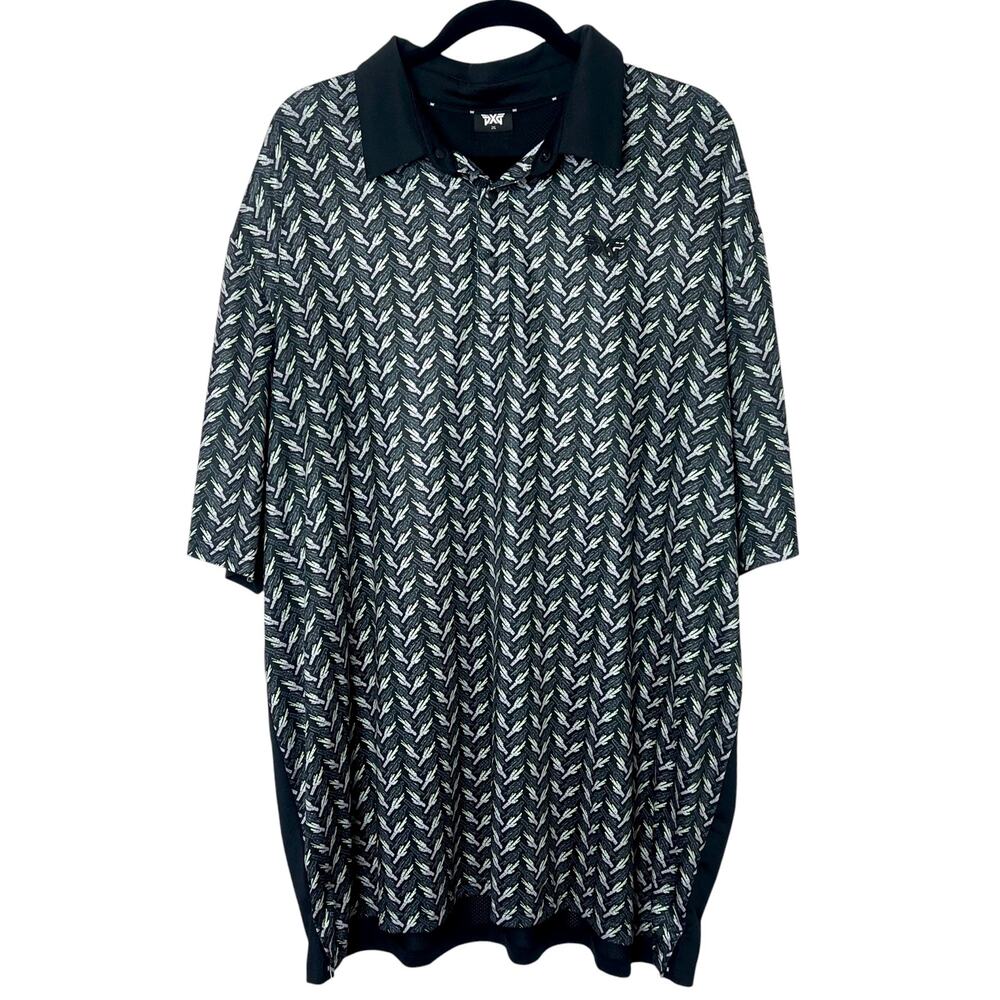 PXG Parsons Xtreme Golf Comfort Fit Saguaro Cactus Perforated Polo Shirt 2XL